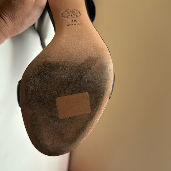 ALEXANDER MCQUEEN Rocker Leather Stud Embellished Sandals - Picture 13 of 13